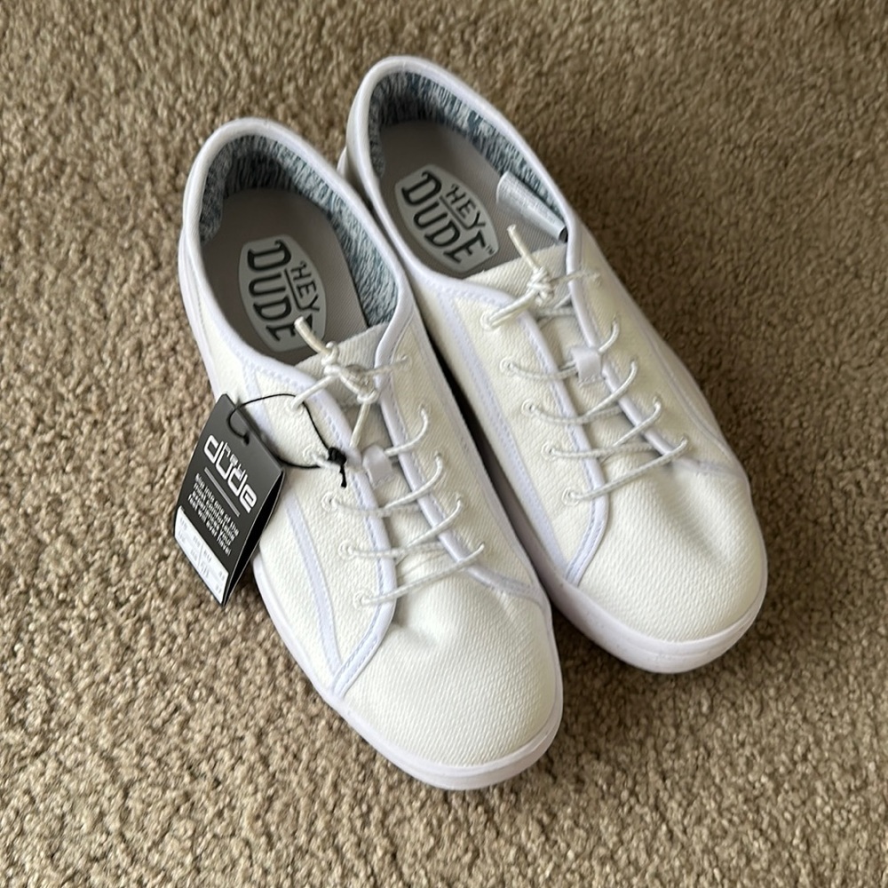 Never worn. Brand new. Men’s size 9 Hey Dude.